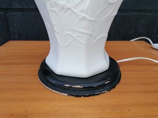 Lámpara de manises de cerámica vintage