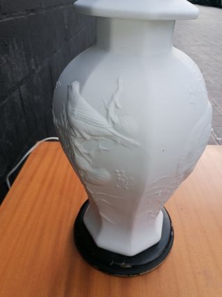 Lámpara de manises de cerámica vintage