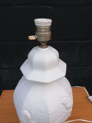 Lámpara de manises de cerámica vintage