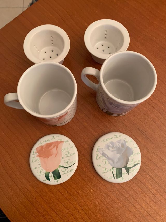 Coppia di tazze da the o tisana