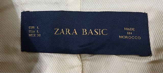 chaqueta zara talla l color mostaza
