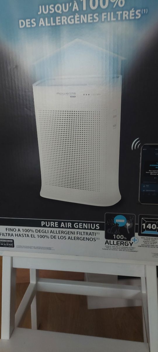 Purificador de aire Rowenta con wifi nuevo.