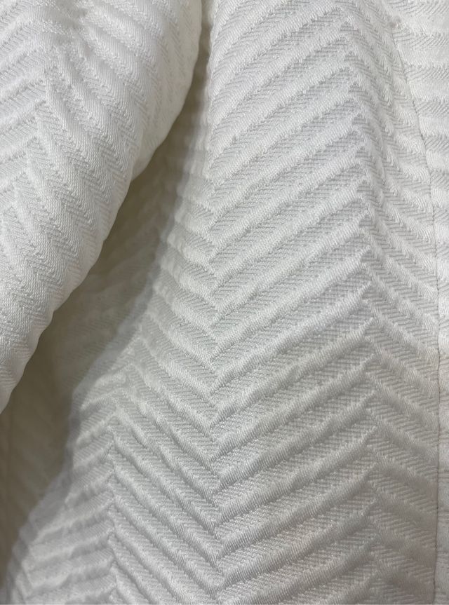 abrigo verano vero moda blanco talla l