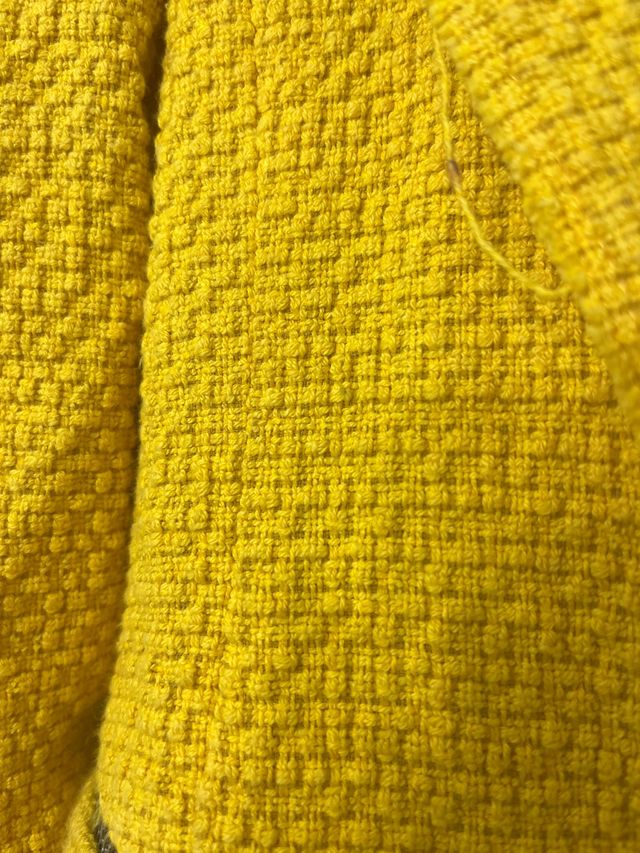 chaqueta amarilla zara talla l