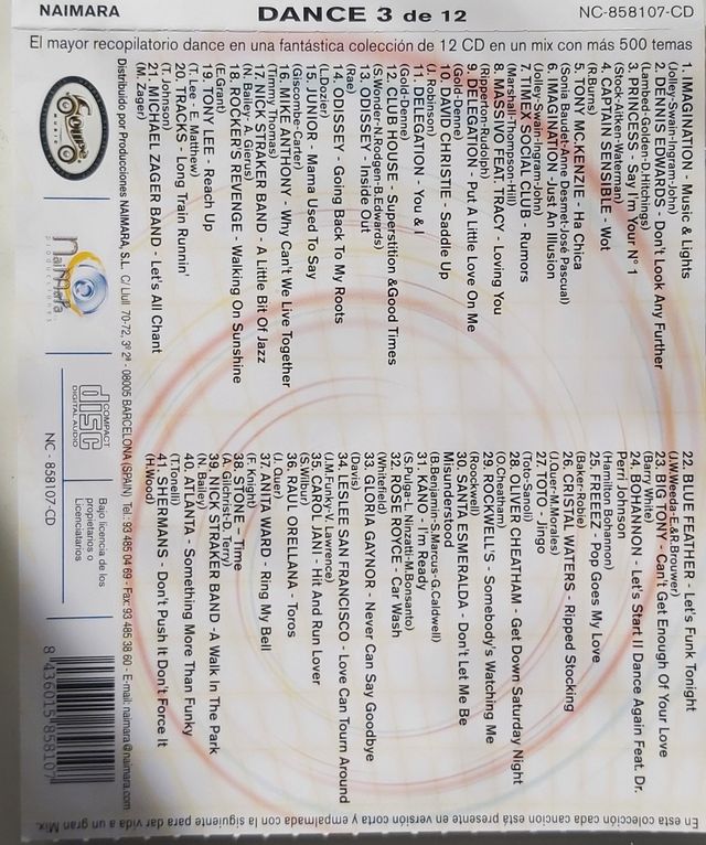 8 CD colección música variada