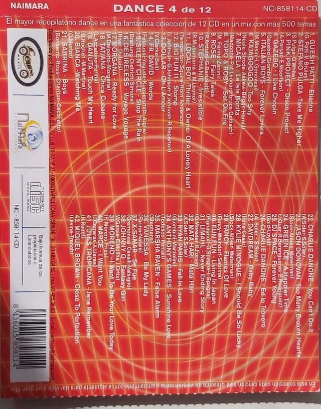 8 CD colección música variada