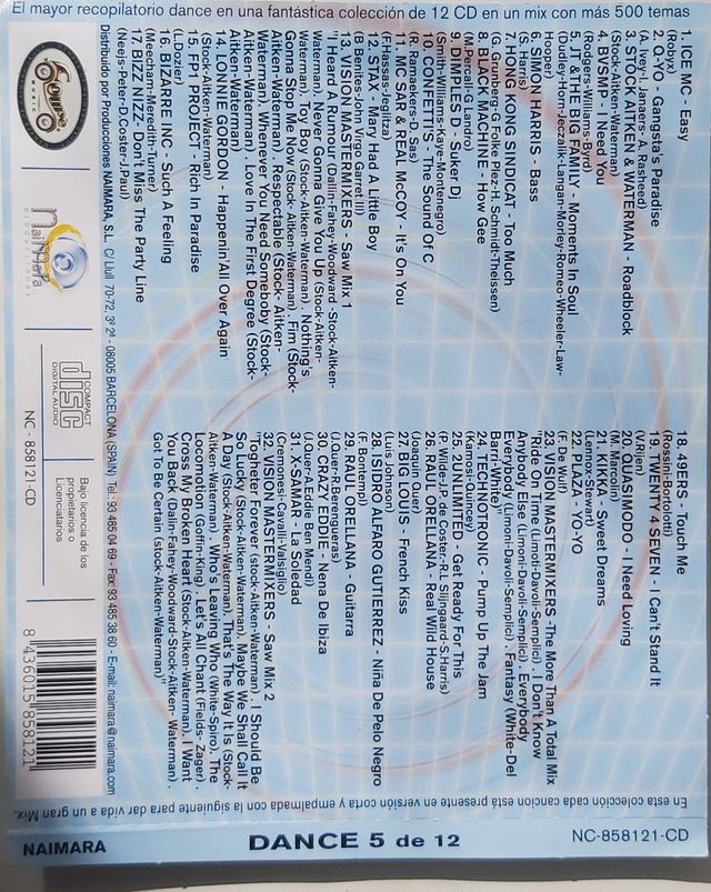 8 CD colección música variada