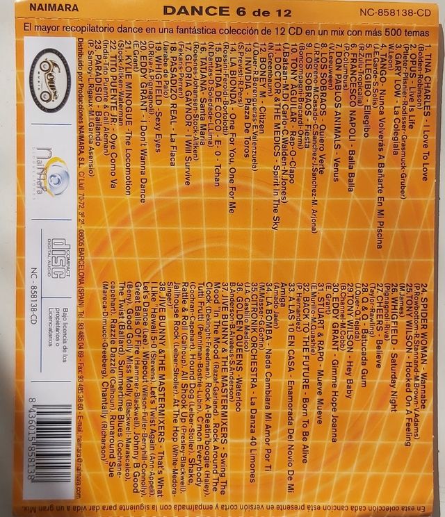 8 CD colección música variada