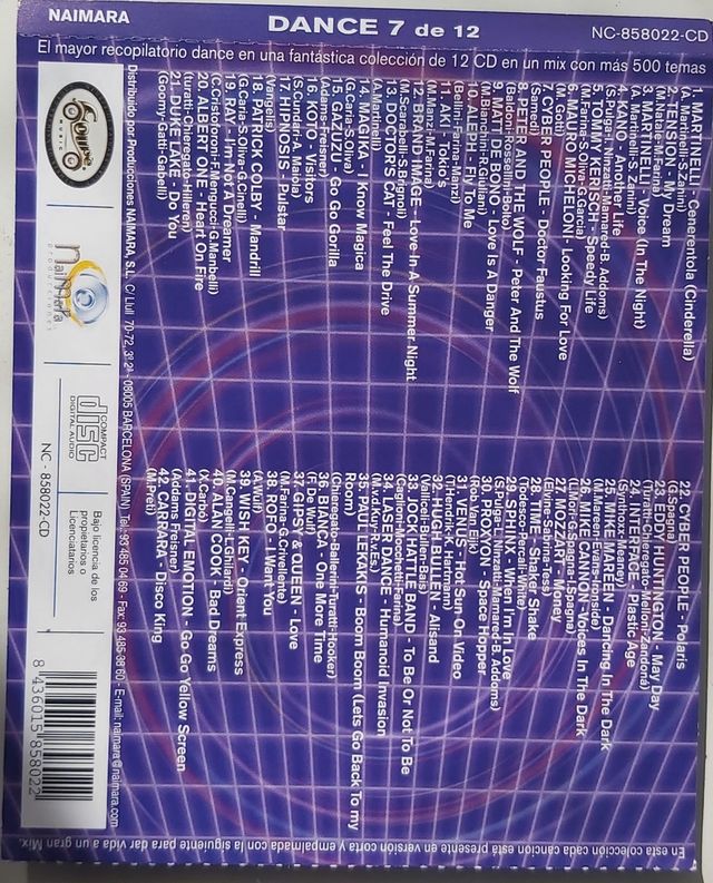 8 CD colección música variada