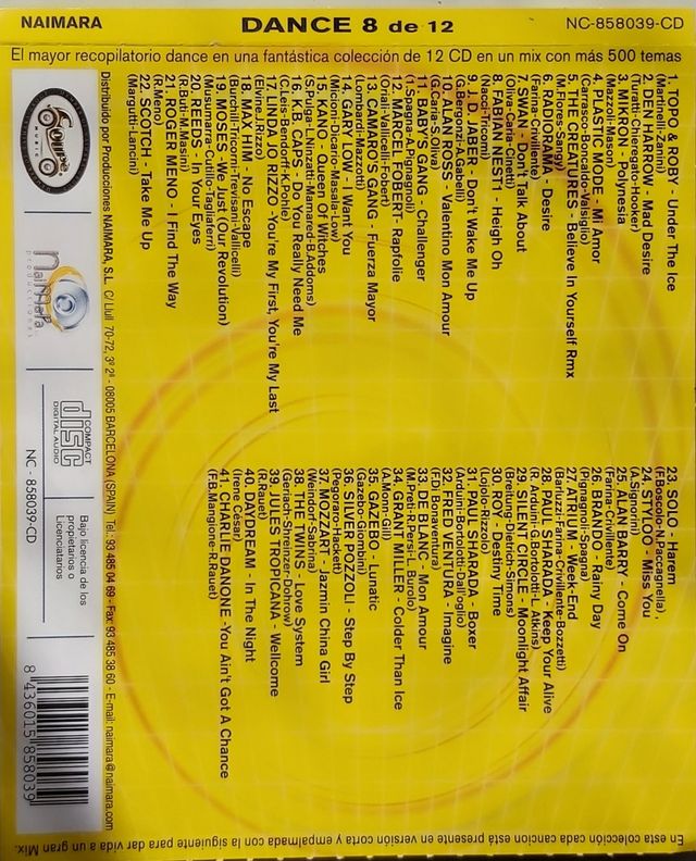 8 CD colección música variada