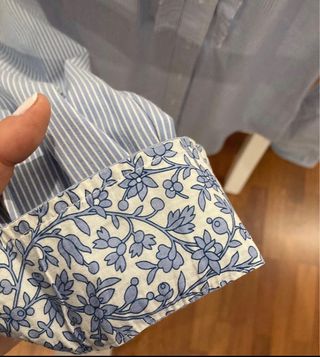 Conjunto camisa volantes y chaleco Zara