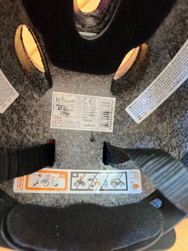 Casco Bic Niña Btwin