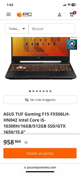  ASUS TUF Gaming F15 FX506LH-HN042