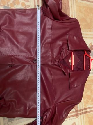 Chaqueta polipiel mujer T. L