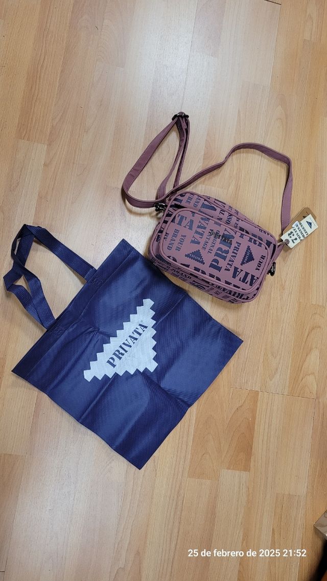 Bolso bandolera Privata, nuevo.