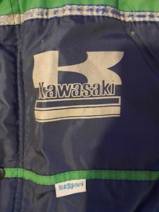 Giacca da moto donna Kawasaki Vintage