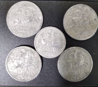 lote Monedas españolas de 1941 a 1953