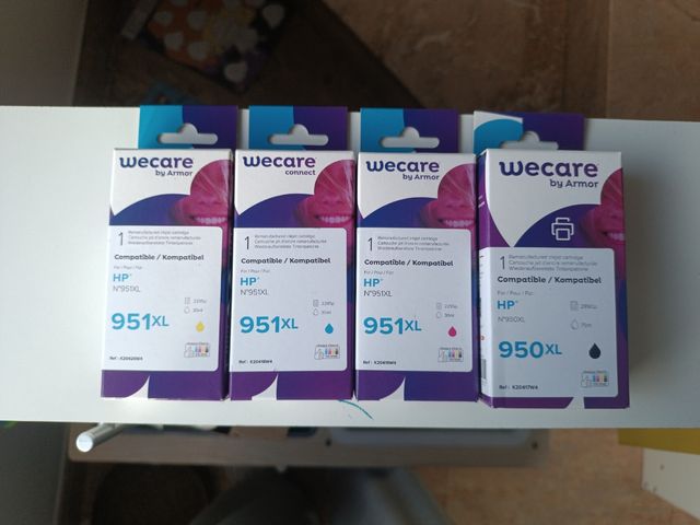 Cartucho tinta HP Wecare armor