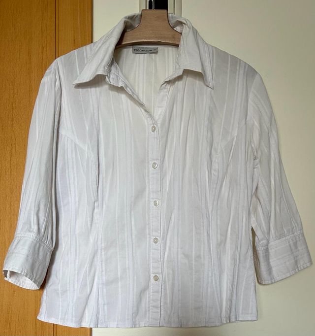 Camisa T.38 blanca de Clockhouse 