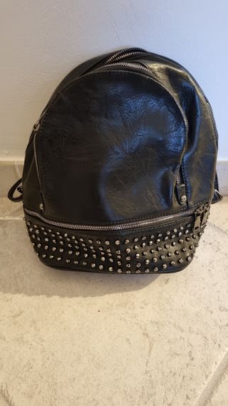 Zainetto ecopelle nero