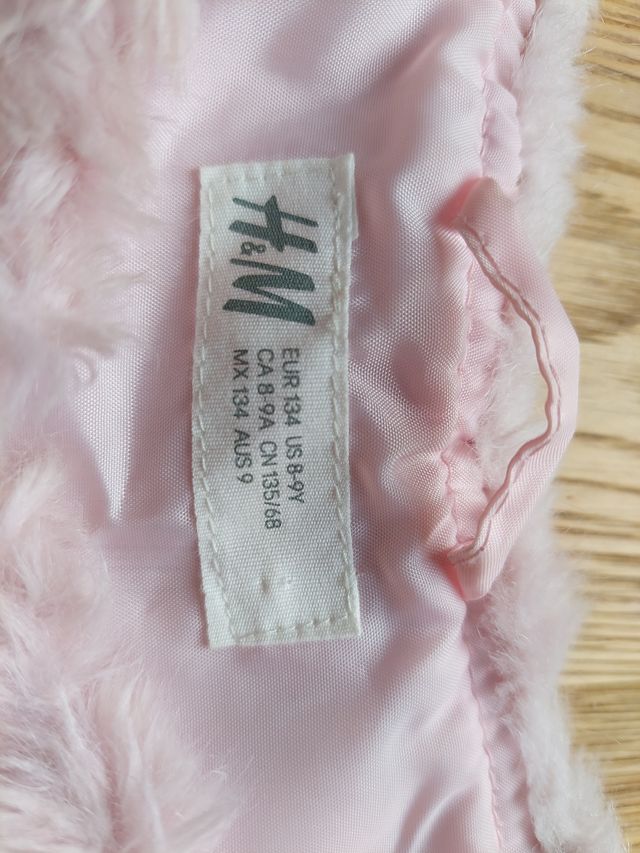 Chaleco pelo rosa palo