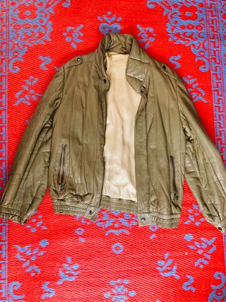 Cazadora cuero años 80