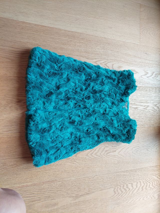 Chaleco pelo  verde