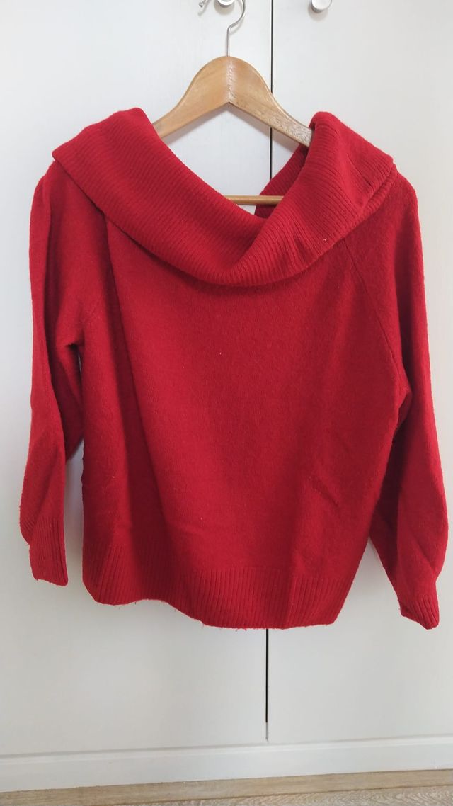 Jersey rojo de mujer