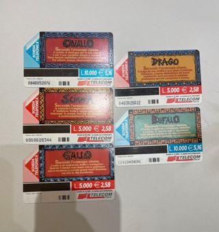 Schede telefoniche da collezione