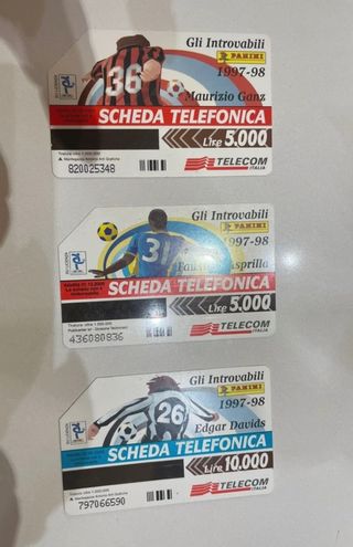 Schede telefoniche da collezione