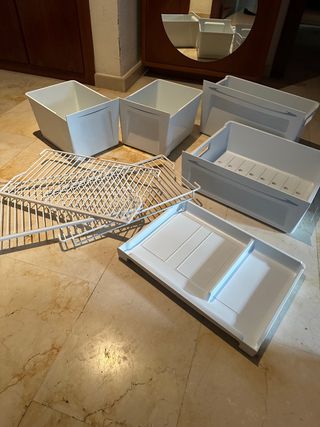 cajones y bandejas frigorifico