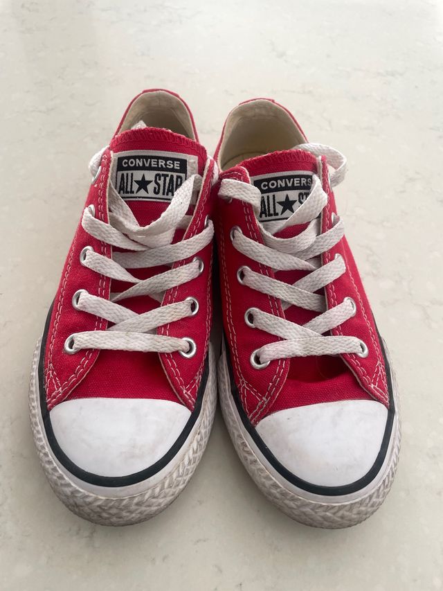 converse zapatillas rojas niñ@ 