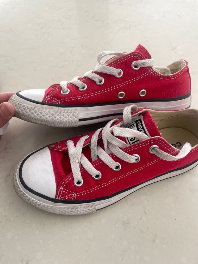 converse zapatillas rojas niñ@ 