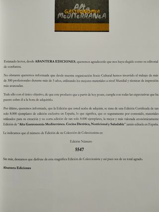 Alta gastronomía mediterránea 