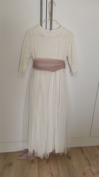 Vestido comunión niña. Talla 8. 