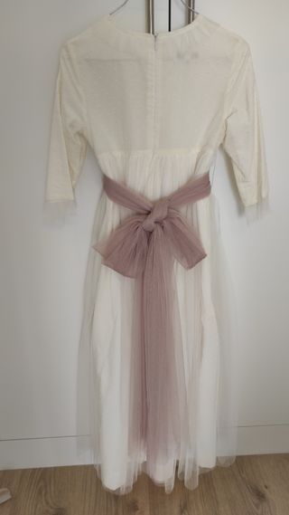 Vestido comunión niña. Talla 8. 