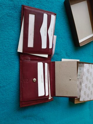 Monedero piel hombre