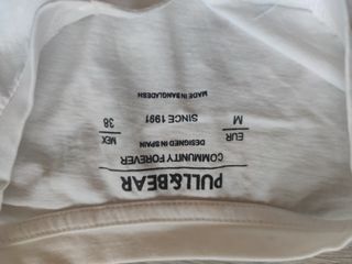 Camiseta básica blanca pull&Bear