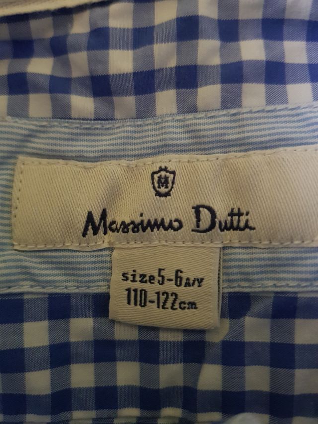 Camisas Massimo Dutti niño 5-6 años