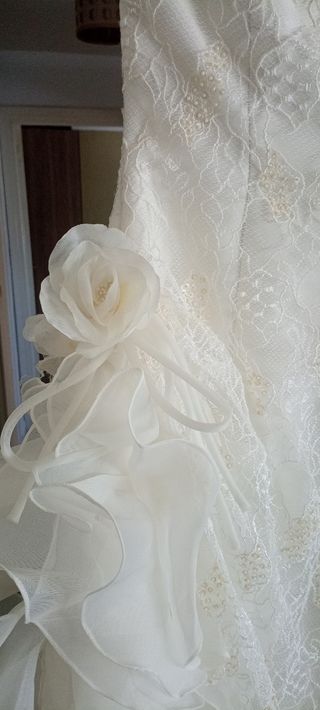 ⚠️Traje de novia marca aire talla 38 40⚠️