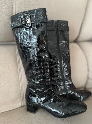 Botas altas de charol. Pons Quintana. Talla 37