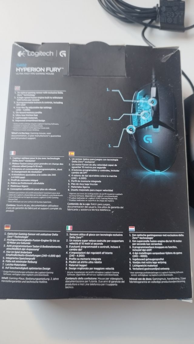 Ratón Logitech G402