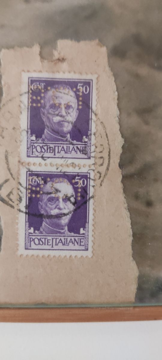 2 Francobolli da 50 cent.lira
