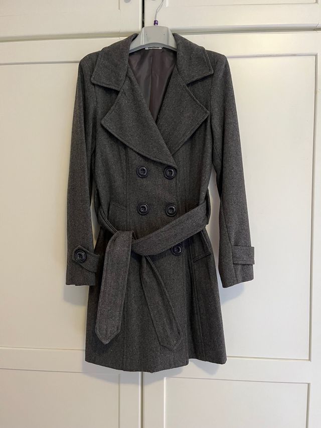 Cappotto con cintura