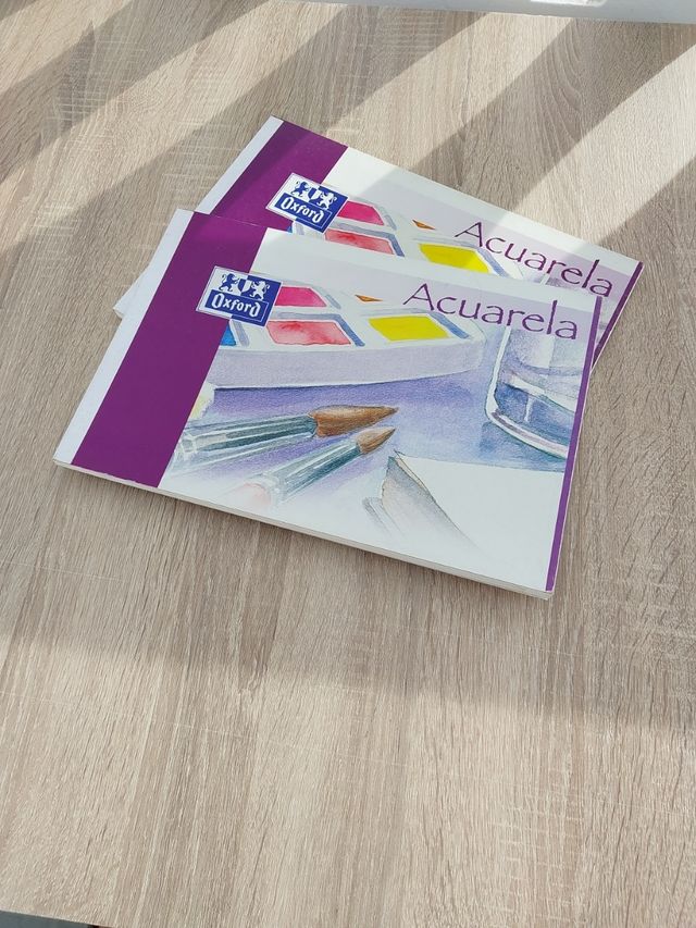 Set de 2 blocs acuarela Oxford 230x330