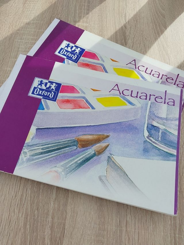 Set de 2 blocs acuarela Oxford 230x330