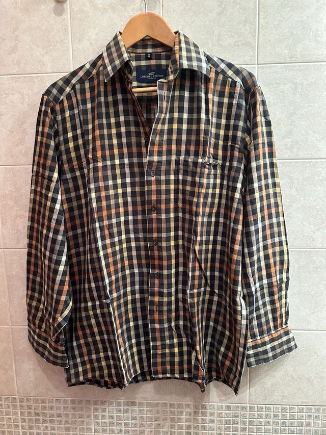 Camicia a quadri uomo Lorenzo Calvino tg. M