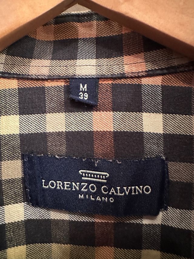 Camicia a quadri uomo Lorenzo Calvino tg. M