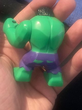 Hulk lego pantaloni viola set 76018 no completo