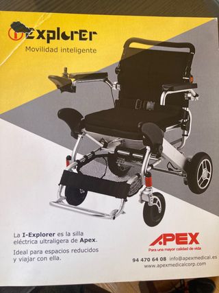 Silla de ruedas eléctrica i-Explorer 4 Plus.